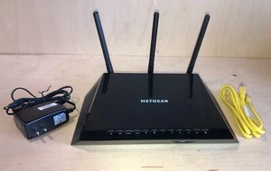 Netgear Nighthawk AC1750 R6400-100NAS WiFi Router 1GHz Dual Core Processor - Picture 1 of 8