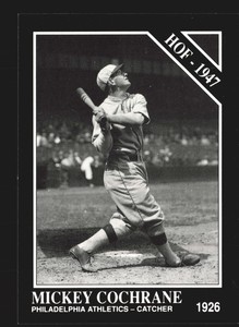 1991 Conlon Collection TSN #51 Mickey Cochrane    Philadelphia Athletics