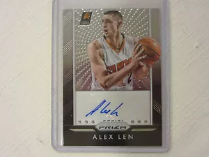 2015/16 Panini Prizm Basketball Auto Card Alex Len of the Phoenix Suns P-ALX - Picture 1 of 3