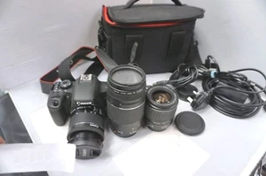 Canon EOS 800D DSLR camera with bag and lenses - Picture 1 of 3