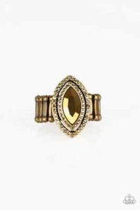 Messingring Paparazzi Modern Millionaire R110 - Bild 1 von 2