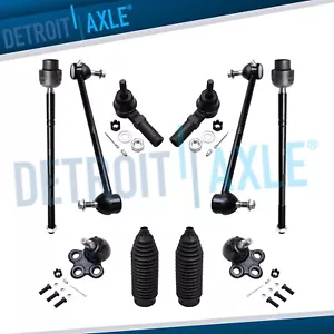10pc Front Inner Outer Tie Rod Sway Bar Links Kit for Cadillac Deville Eldorado - Picture 1 of 7