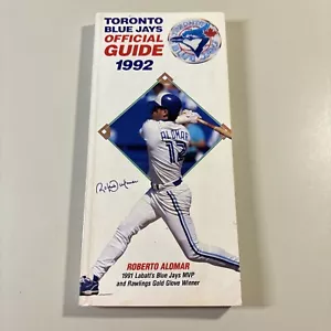 Vintage 1992 TORONTO BLUE JAYS Roberto Alomar Media Guide - Picture 1 of 6