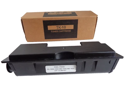 TK-18 Black Toner Cartridge for Kyocera Copystar 1820 Printer - Image 1 of 4