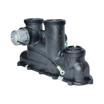 017959F Raypak 206/407 Cabezal de entrada/salida Completo ProTek Shield Foto 1 de 4