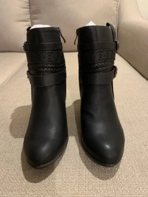 NUEVAS Botas Informales Corkys Zoo con Cremallera para Mujer Negras 80-7122-BLCK Talla 10 Foto 1 de 4