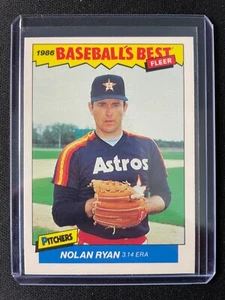 Fleer Baseball's Best Sluggers vs. Pitchers 1986 Nolan Ryan #30 di 44 Astros!!! - Foto 1 di 1