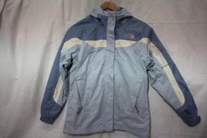 THE NORTH FACE Blue & White Jacket W/Hood & Removable Liner Youth Size L-B104 - Picture 1 of 5
