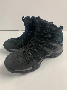 Botas de Trabajo Wolverine Para Hombre Talla 9.5 EW Extra Anchas Cuero Negro Superior - Imagen 1 de 8