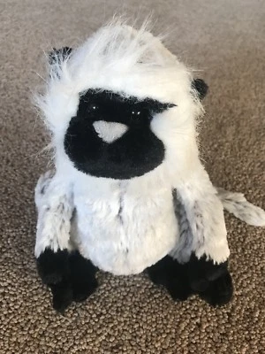 GANZ Webkins Grey Langur Plush  Stuffed Animal  Monkey Pre-owned No COde - Image 1 of 4