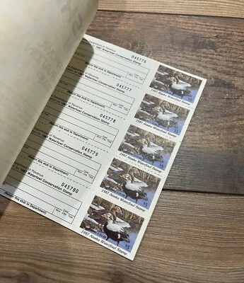 1987 ALASKA - LotP - State Duck Stamp - Mint OG NH **BOOKLET of 5** - Image 1 of 2