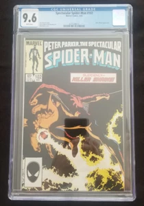 SPECTACULAR SPIDER-MAN #102 (1985) CGC 9.6 EDITION WHITE PAGES 25 - Picture 1 of 2