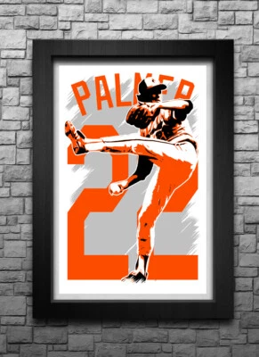 JIM PALMER art print/poster BALTIMORE ORIOLES FREE S&H! JERSEY B2G2 - Image 1 of 4