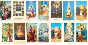 GESU' E LA SACRA FAMIGLIA - LOTTO 14 SANTINI (VEDI FOTO) L2 - Picture 1 of 1