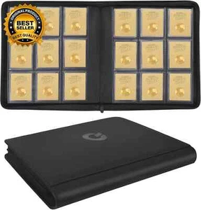 Toploader Binder, Top Loader Binder for Cards, Holds 324 Toploaders, 9-Pocket - Picture 1 of 6