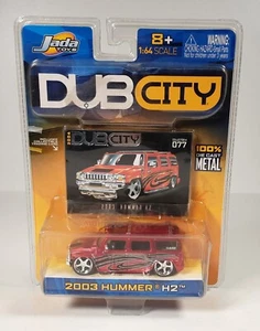 Jada Toys, Dub City, 2003 Hummer H2, rosso, 1/64, nuovo/confezione originale - Foto 1 di 2