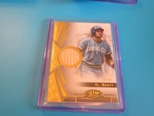 2023 TOPPS TIER ONE  GEORGE BRETT BAT RELIC CARD 19/99 ROPYALS