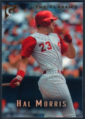 1996 Topps Gallery The Classics Hal Morris #83 con extras Foto 1 de 2
