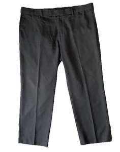 Farah Pants Mens 38x29 Black Flat Front Dress Trousers Slacks Breathable/Pocket - Picture 1 of 9
