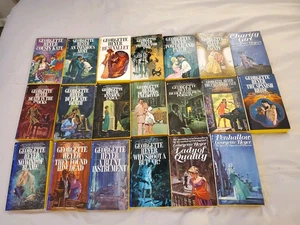Georgette Heyer Lot of 20 Vintage Paperback Books Mystery Romance Novels Bantam - Foto 1 di 24