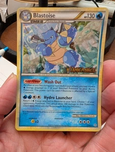 Pokemon HGSS Unleashed Stamped Prerelease Promo Blastoise 13/95 - Picture 1 of 8