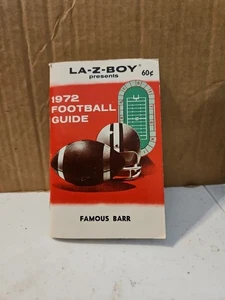 Vintage 1972 Football Guide NFL & College La-z-boy / Famous Barr - Picture 1 of 2