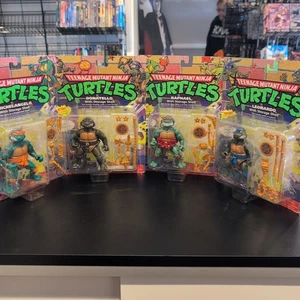 Teenage Mutant Ninja Turtles Playmates Aufbewahrung Shell Figur Menge 4 Neu auf Karte - Bild 1 von 5