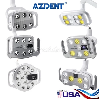 AZDENT Dental LED Lamp For Dental Unit Chair Adjustable Oral Light USA - Image 1 of 4