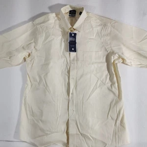 Eagle Shirtmakers Hemd Herren 17,5 34/35 gelb langarm bügelfrei elegant formell - Bild 1 von 8