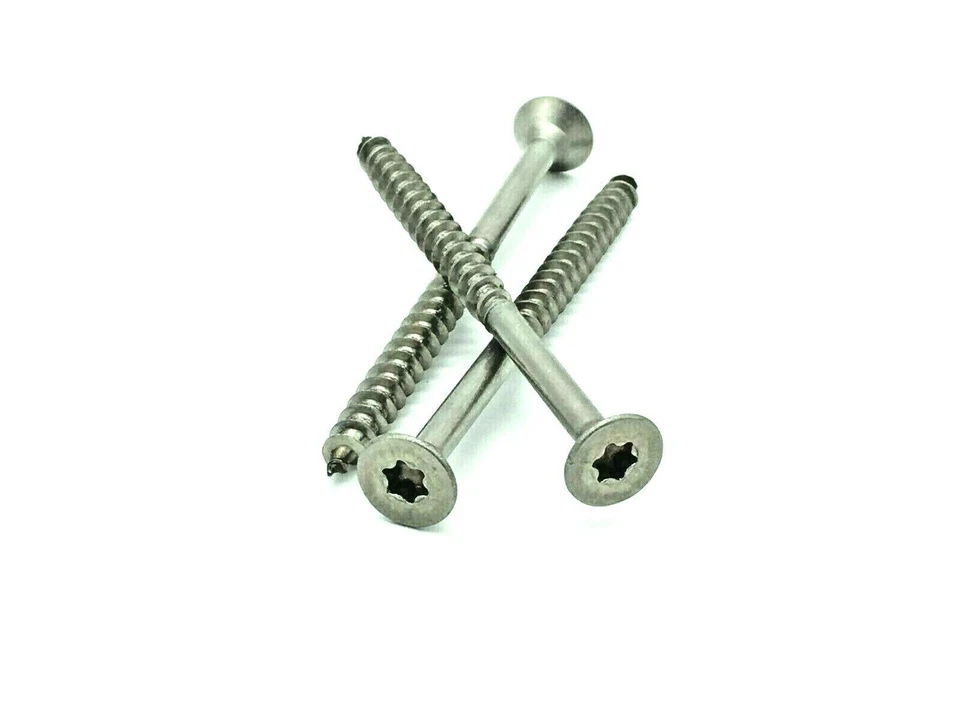 Spanplattenschrauben EDELSTAHL A2 V2A  Holzschrauben Teilgewinde Torx Ø 3-6 mm - Bild 1 von 4
