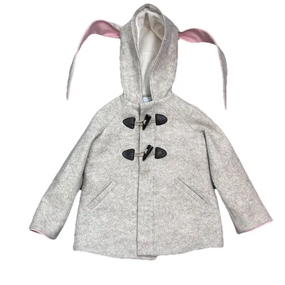 Little Goodall RAQUETAS DE NIEVE CONEJO TOGGLE ABRIGO Chaqueta Niñas 5t OATMEAL Rosa  Foto 1 de 4