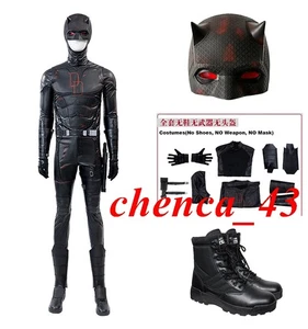 Daredevil: Born Again Temporada 2 Cosplay Máscara Mono Conjunto Zapatos Traje de Halloween - Imagen 1 de 26