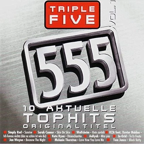 Various Artists Triple Five - 555 Vol. 1 / 10 Aktuelle Tophits (CD) - Bild 1 von 1