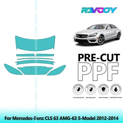  Kit de protección de pintura PPF para Mercedes-Benz CLS 63 AMG-63 modelo S 2012-2014 Foto 1 de 4