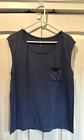Women's Gap fit 'Breathe' Blue Tank Top Size S Relaxed