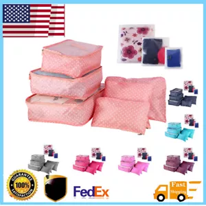 Clothes Storage Bag Packing Cube Travel Luggage Organizer Pouch Multi-functional - Picture 1 of 28