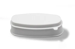 Kleiner Dipping Behälter mit Deckel einfaches Dippen von Puder & Glitzer. Grau - Bild 1 von 2