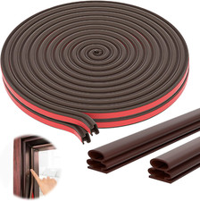 Choonjin 10M Guarnizione per Finestre E Porta Autoadesiva,10X10Mm Paraspifferi L