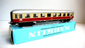 MARKLIN "HO" TEE ABTEILWAGEN REF 4055 Lg 25cm TRÈS BON ÉTAT ANNÉES 60 - Imagen 1 de 5