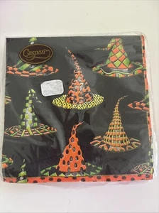 Tovaglioli di carta Caspari 5", NUOVI in confezione, modello cappello strega - Foto 1 di 2