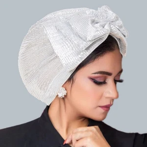 Women Muslim Hats Bonnet Islamic Hair Loss Caps Head Cover Cancer Chemo Beanie - Picture 1 of 56