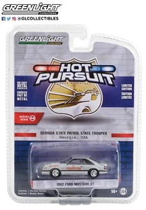 1982 FORD MUSTANG GT "GEORGIA STATE PATROL" 1/64 DIECAST BY GREENLIGHT 43020 A - Picture 1 of 1