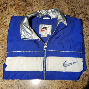 NIKE giacca a vento vintage foderata in cotone taglia MED (8-10) VINTAGE USATA IN OTTIME CONDIZIONI OUTDOOR - Foto 1 di 11