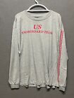 Vintage Nike ACG Shirt Mens XL Grey U.S. Snowboard Team Olympics Long Sleeve USA