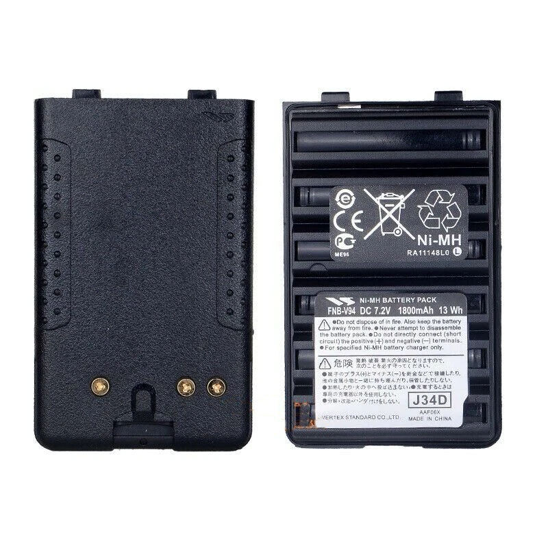 New 1800mAh FNB-V94 Walkie Talkie Battery For Yaesu Vertex Radio VX-150 FT-60 - Изображение 1 из 1