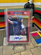 2021 Leaf Pro Set Metal 1989 Base Auto Red Mojo Marcelo Mayer #PA-MM7 Auto