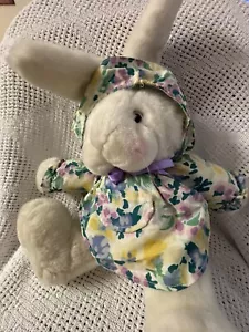 Sombrero de vestir America Wego de peluche conejo de 12" y cinta púrpura abrazar conejito E5020 - Imagen 1 de 6