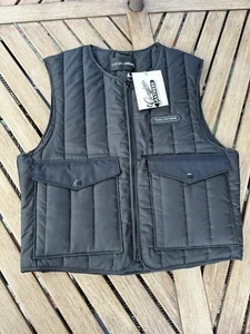 Vintage Harley Davidson Black Nylon Quilted Vest Size M NWT Women’s - Picture 1 of 8