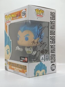 Funko Pop! Vinilo: Super Saiyan God Super Saiyan Vegeta firmado por Ryo Horikawa - Imagen 1 de 5