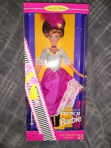 1996 Second Edition French Barbie Dolls of the World Collection NRFB MIB - Bild 1 von 6